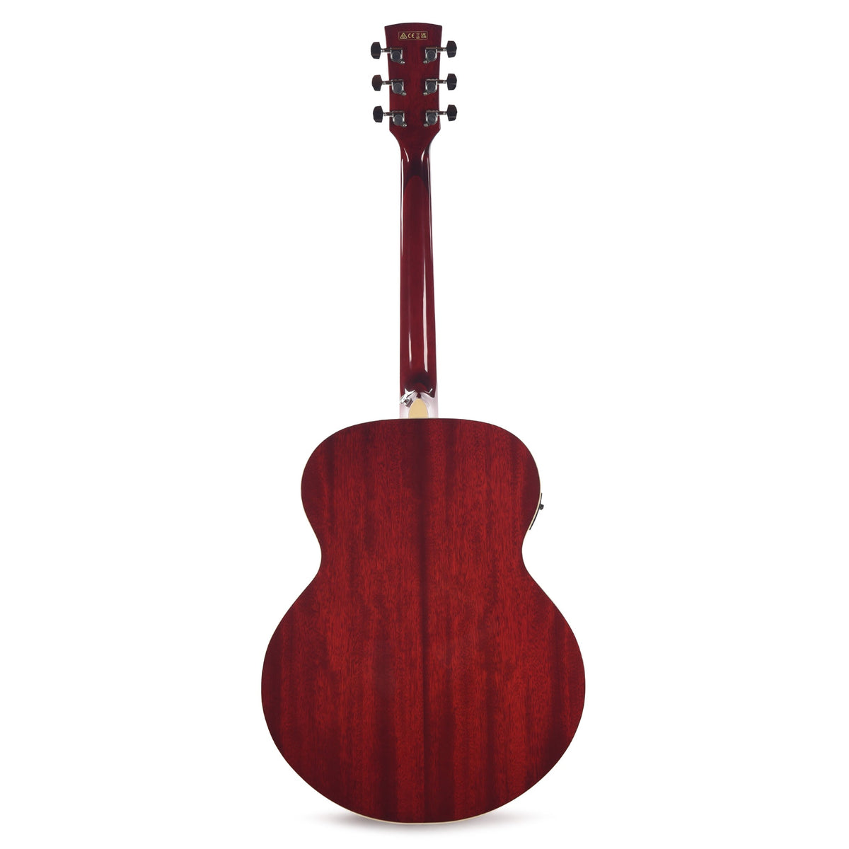 Ibanez AJ70M1EWR Jumbo Acoustic-Electric Guitar Wine Red High Gloss - View 5 | MusicMarket