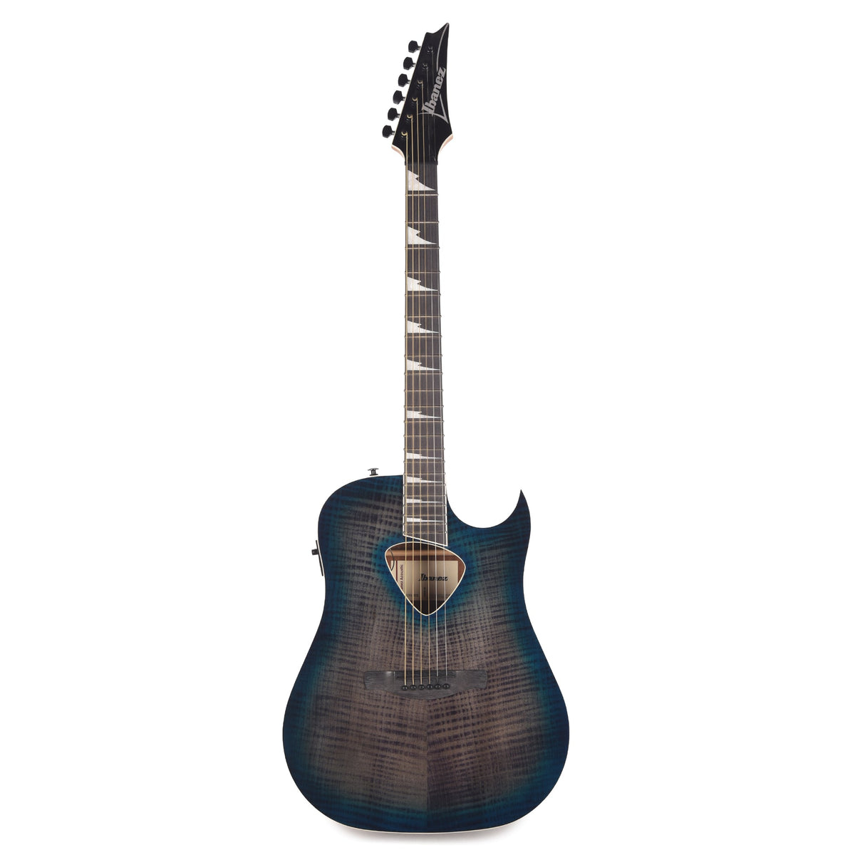 Ibanez ALT50FABDB Altstar Acoustic-Electric Guitar Blue Doom Burst High Gloss - View 4 | MusicMarket