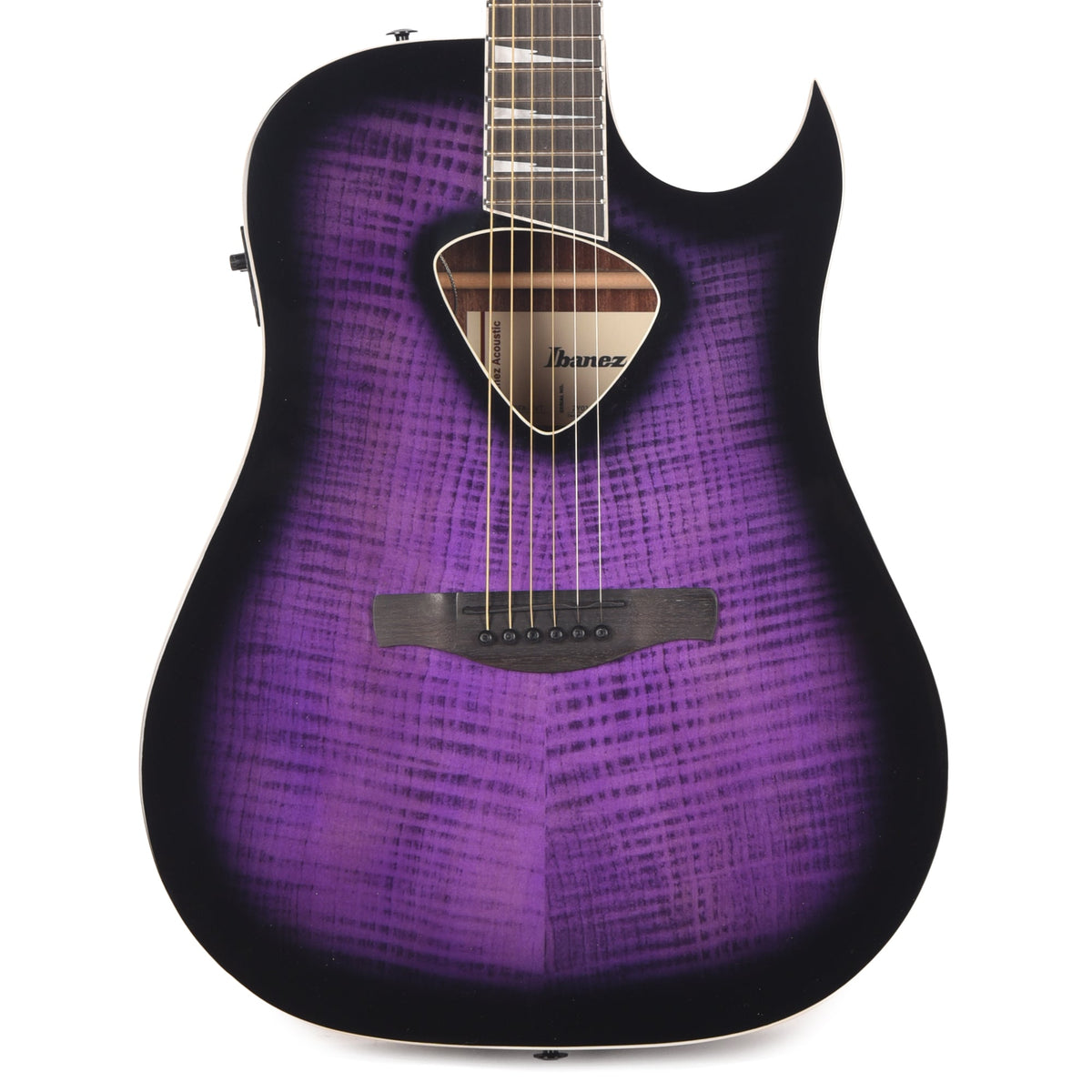 Ibanez ALT50FATVT Altstar Acoustic-Electric Guitar Transparent Violet Sunburst High Gloss - View 2 | MusicMarket