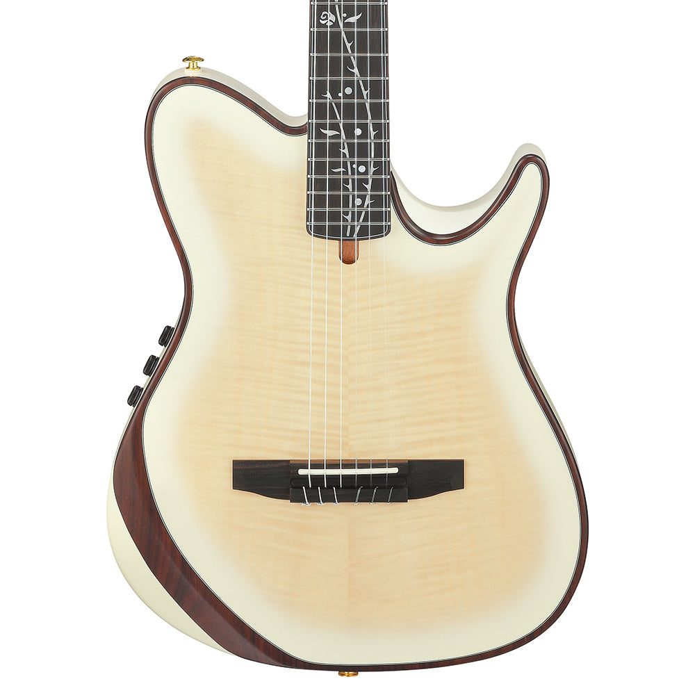 Ibanez TOD100FMNTMM Tim Henson Signature FRH Chambered Acoustic-Electric Guitar Toasted Marshmallow Matte - MusicMarket