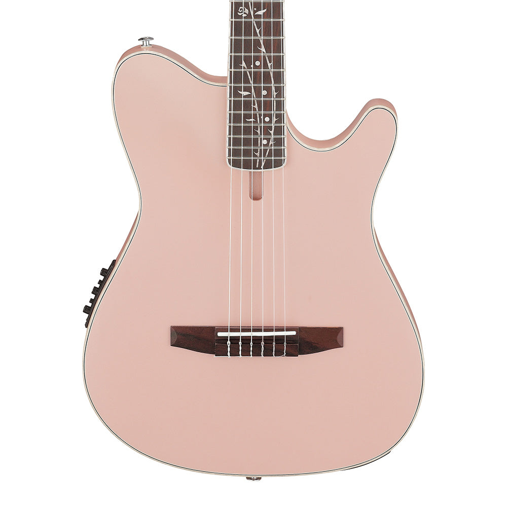 Ibanez TOD10NPAF Tim Henson Signature FRH Acoustic-Electric Guitar Pearl Pink Flat - MusicMarket