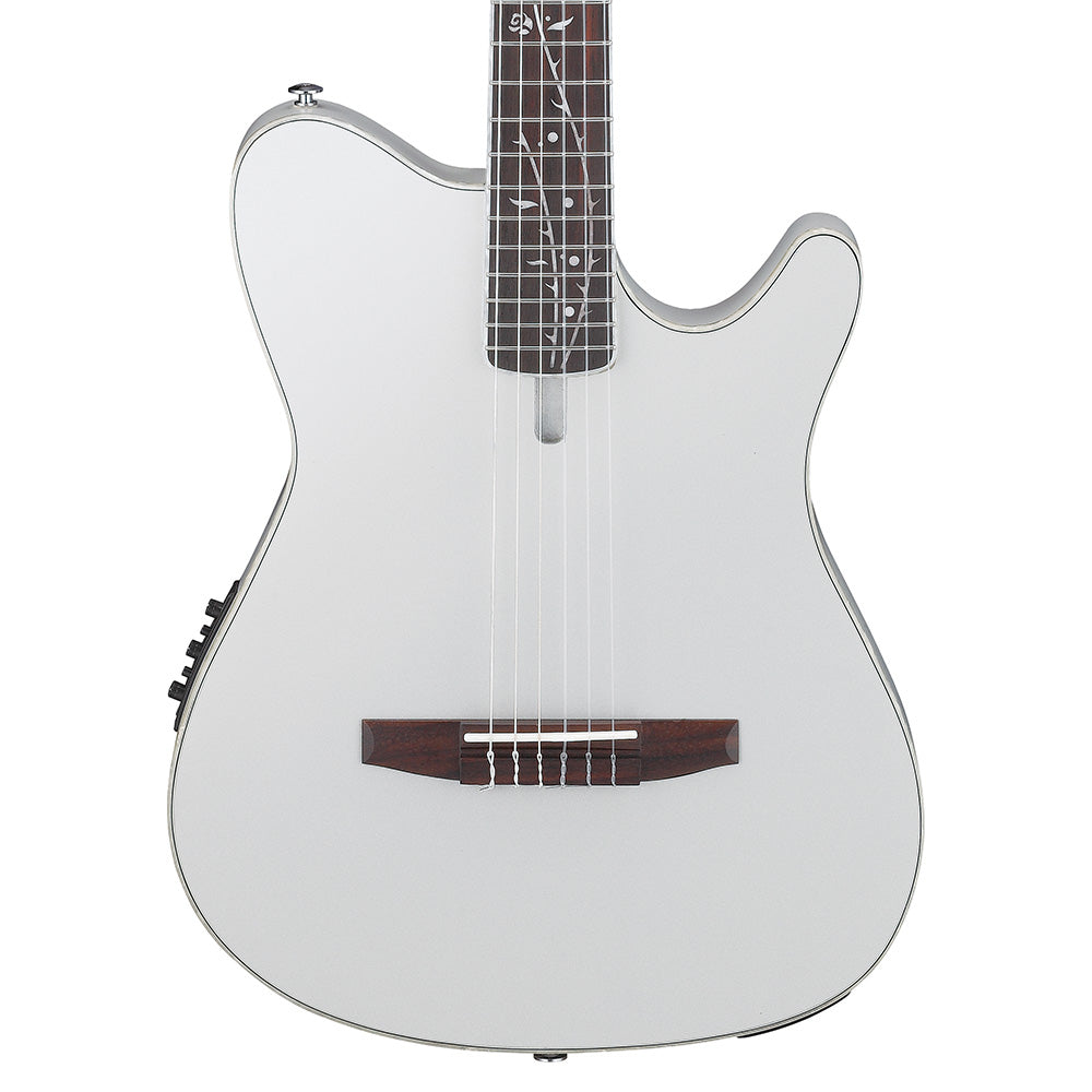 Ibanez TOD10NSMF Tim Henson Signature FRH Acoustic-Electric Guitar Silver Metallic Flat - MusicMarket