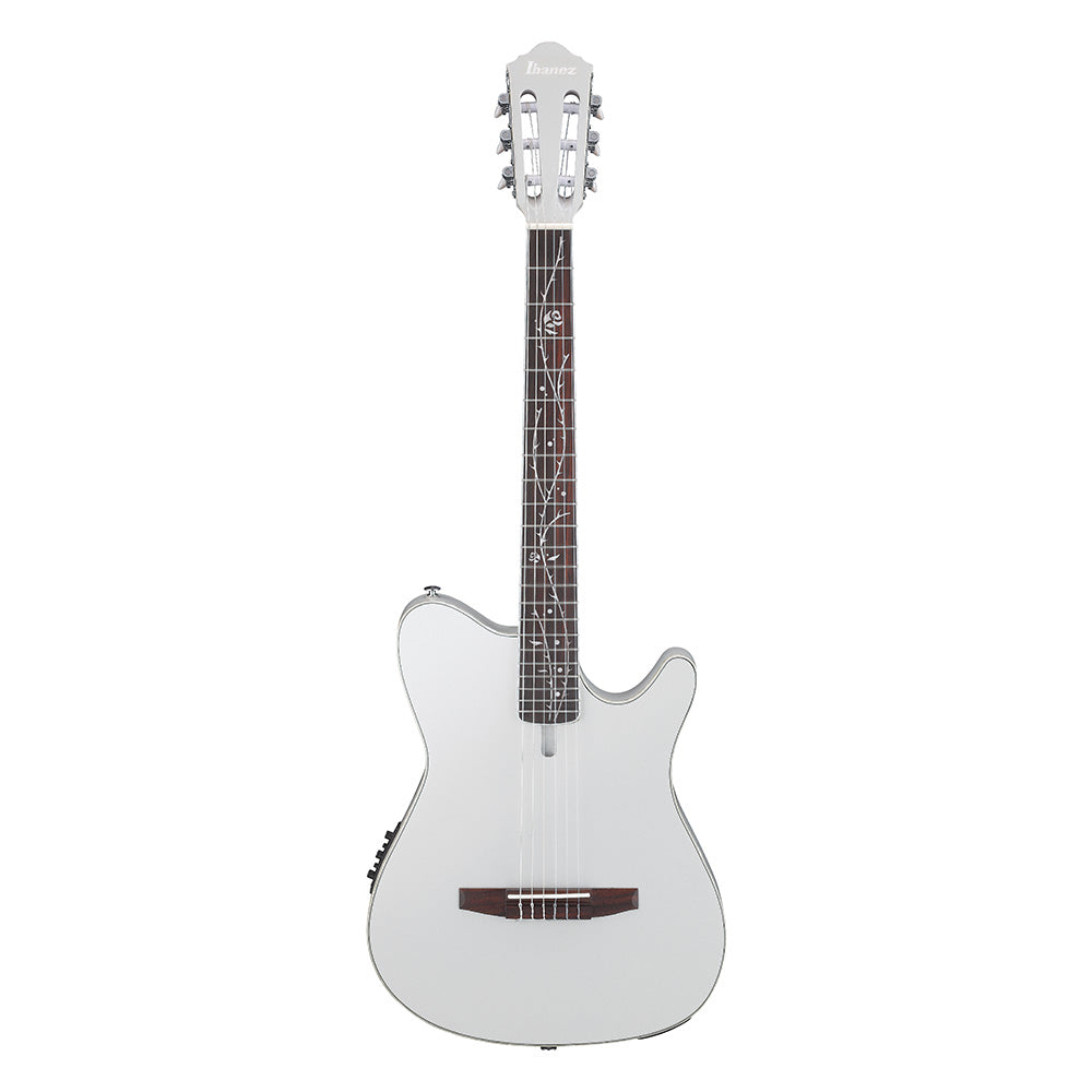 Ibanez TOD10NSMF Tim Henson Signature FRH Acoustic-Electric Guitar Silver Metallic Flat - View 2 | MusicMarket