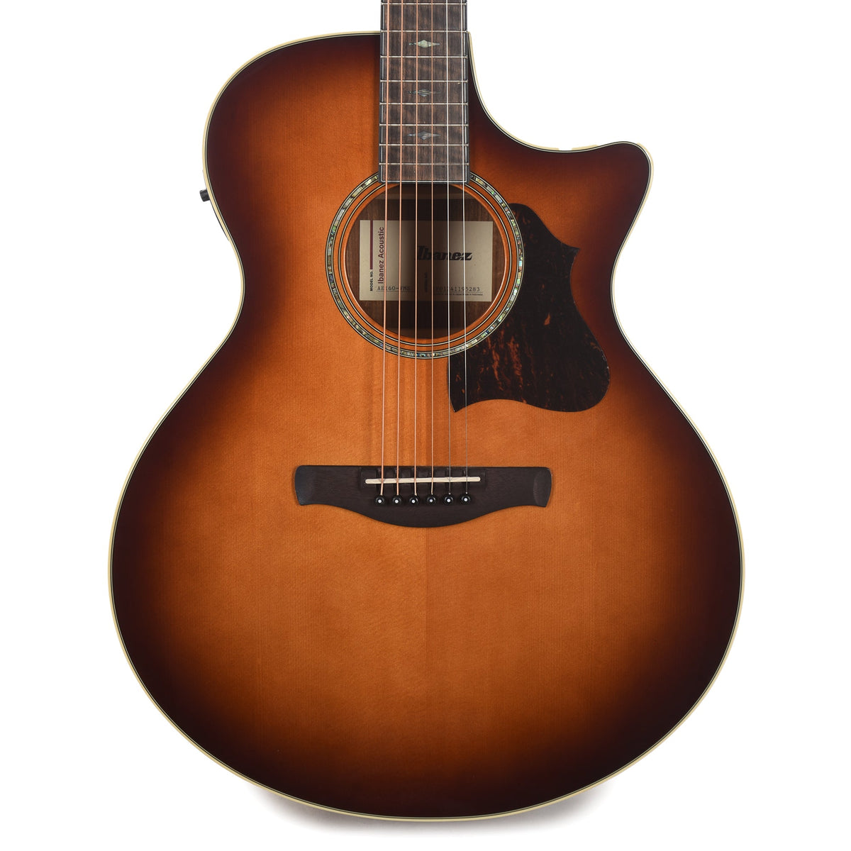 Ibanez AE160VMS Acoustic-Electric Guitar AE Vintage Mahogany Sunburst High Gloss - MusicMarket