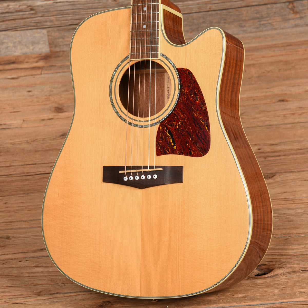 Ibanez AW100CE Natural - View 2 | MusicMarket