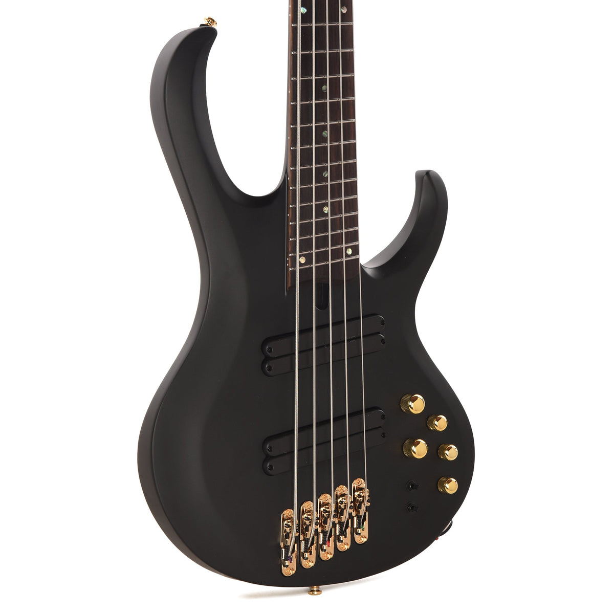 Ibanez BTB605LMBKF BTB Bass Workshop 5-String Multi Scale Electric Bass Black Flat - MusicMarket
