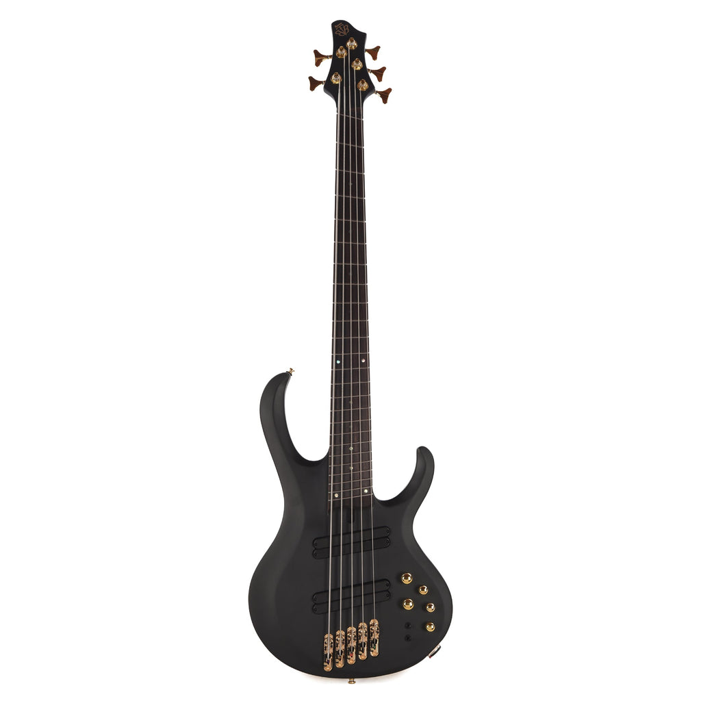 Ibanez BTB605LMBKF BTB Bass Workshop 5-String Multi Scale Electric Bass Black Flat - View 4 | MusicMarket