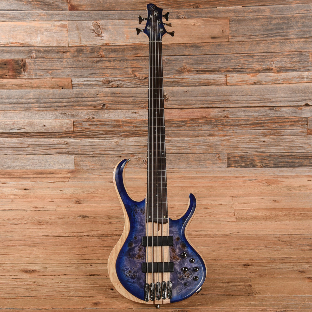 Ibanez BTB845 Standard 5-String Cerulean Blue Burst Low Gloss 2023 - View 4 | MusicMarket