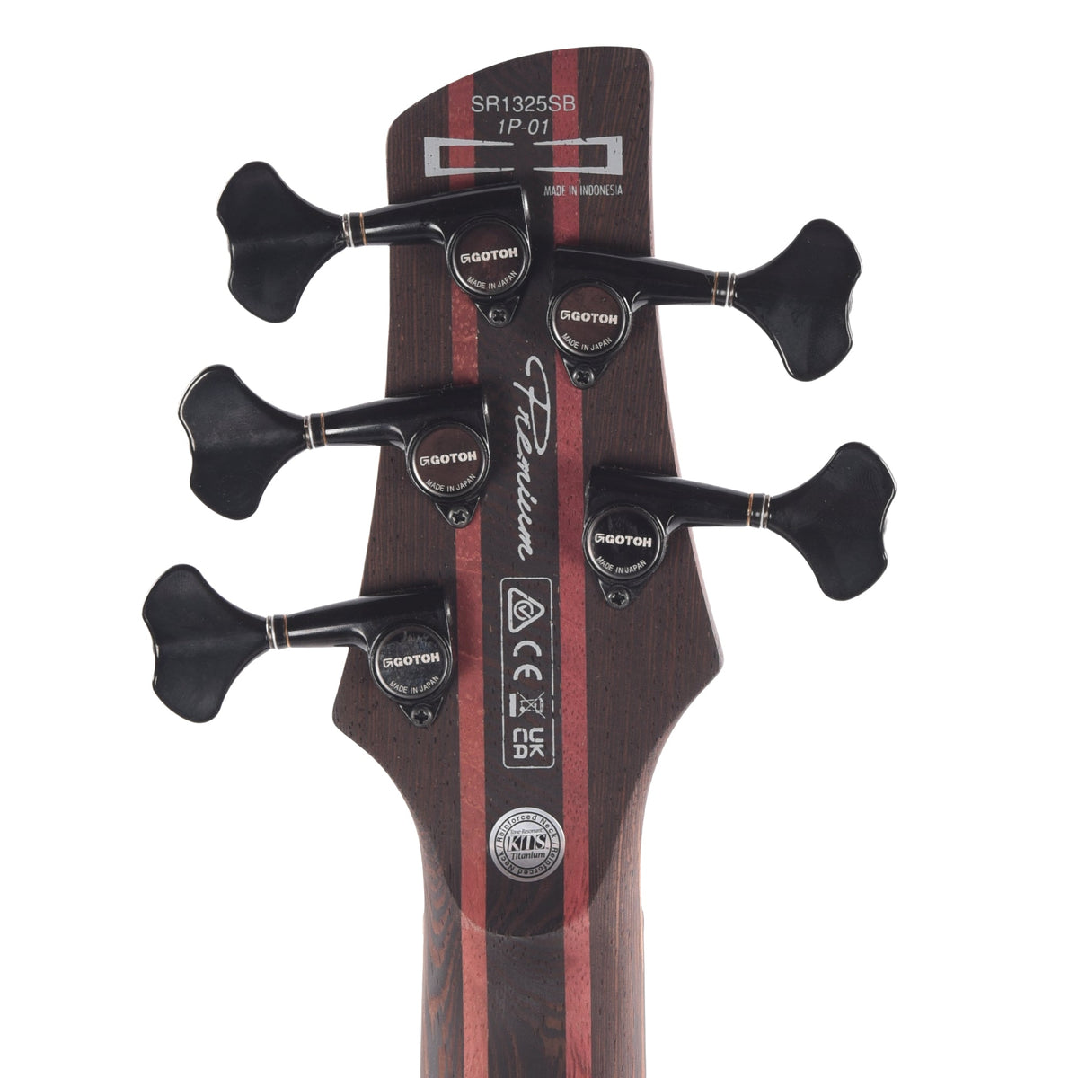 Ibanez SR1325SBIVF SR Premium 5-String Electric Bass Icebreaker Wave Flat - View 7 | MusicMarket