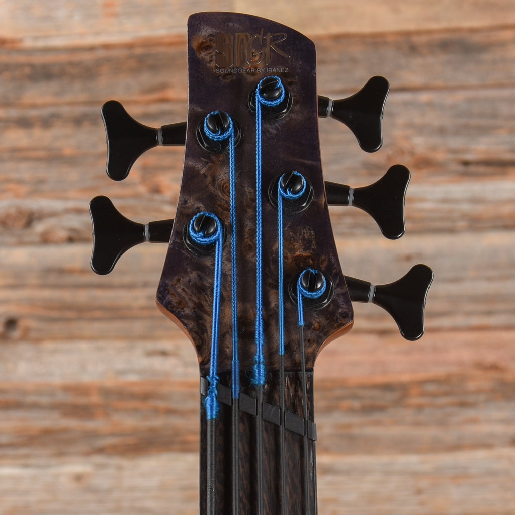 Ibanez SRMS805 5 String Multiscale Bass Deep Twilight 2021 - View 6 | MusicMarket