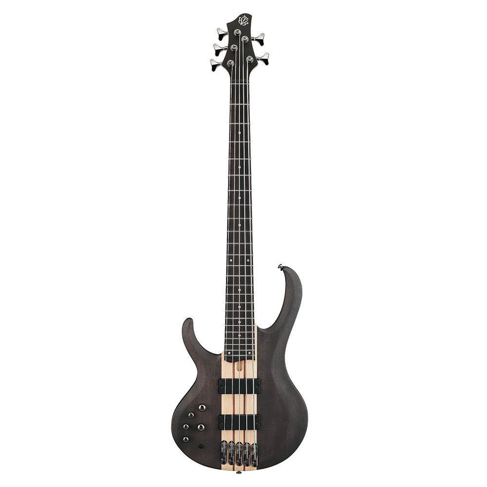 Ibanez BTB605LTGF BTB Standard 5-String Electric Bass Transparent Gray Flat Lefty - View 2 | MusicMarket