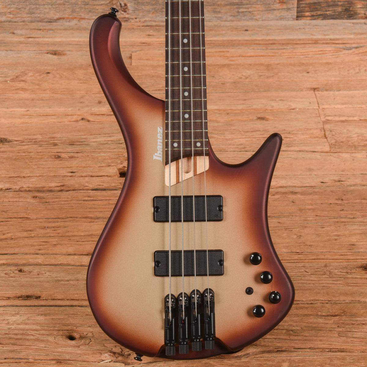 Ibanez EHB600CCM EHB Ergonomic Headless Bass Charred Champagne Burst Matte - MusicMarket