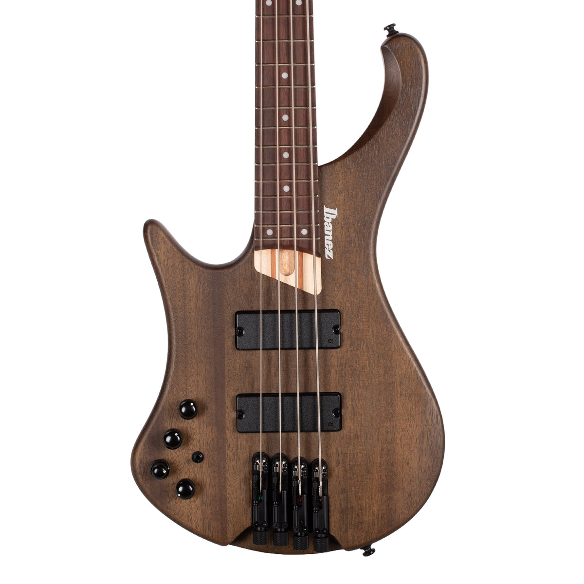 Ibanez EHB600LWNF EHB Ergonomic Headless Bass Walnut Flat Lefty - View 2 | MusicMarket