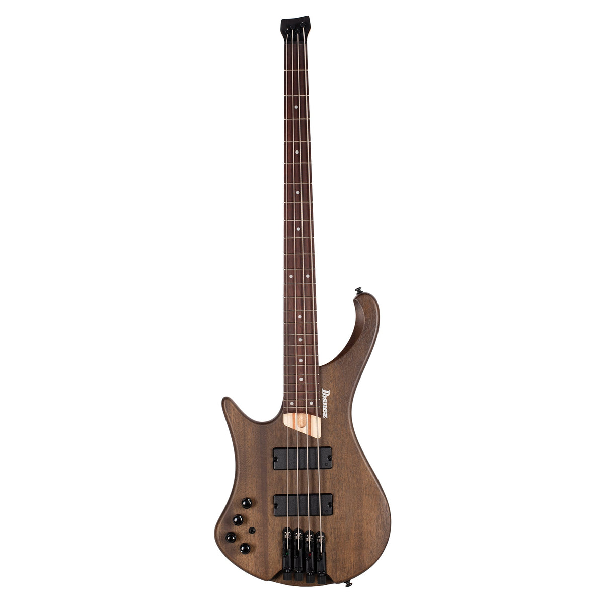 Ibanez EHB600LWNF EHB Ergonomic Headless Bass Walnut Flat Lefty - View 4 | MusicMarket