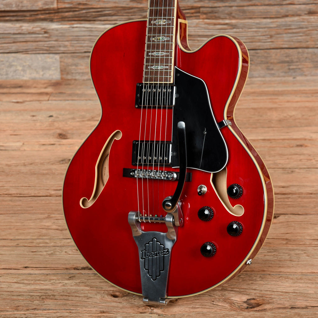 Ibanez AFS75T Artcore Transparent Red 2011 - View 2 | MusicMarket