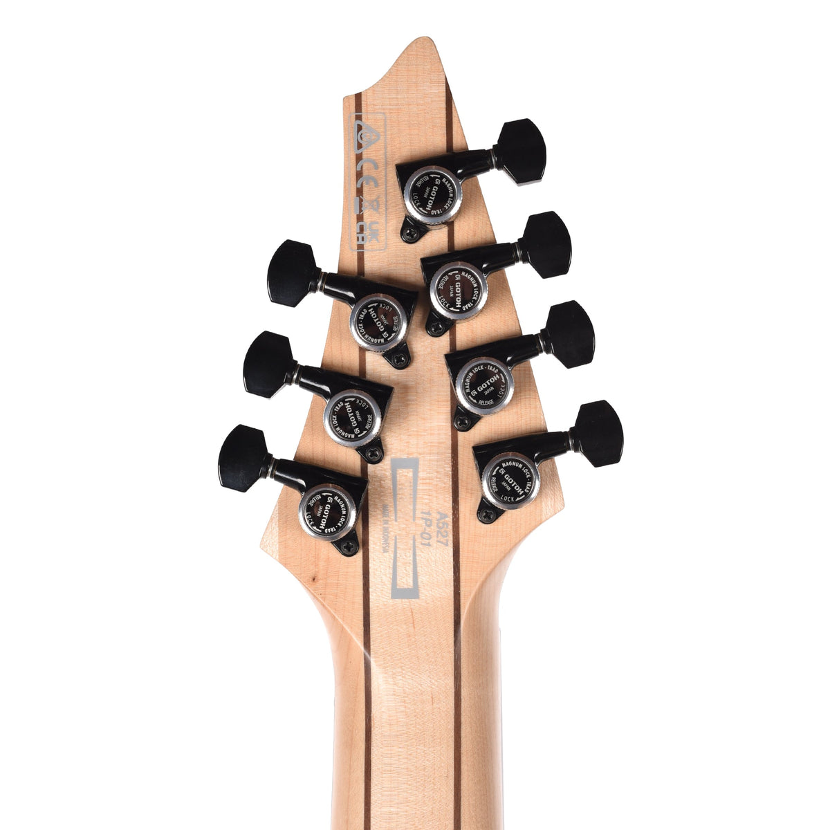 Ibanez A527IPT A series 7-String Electric Guitar Iron Pewter - View 7 | MusicMarket