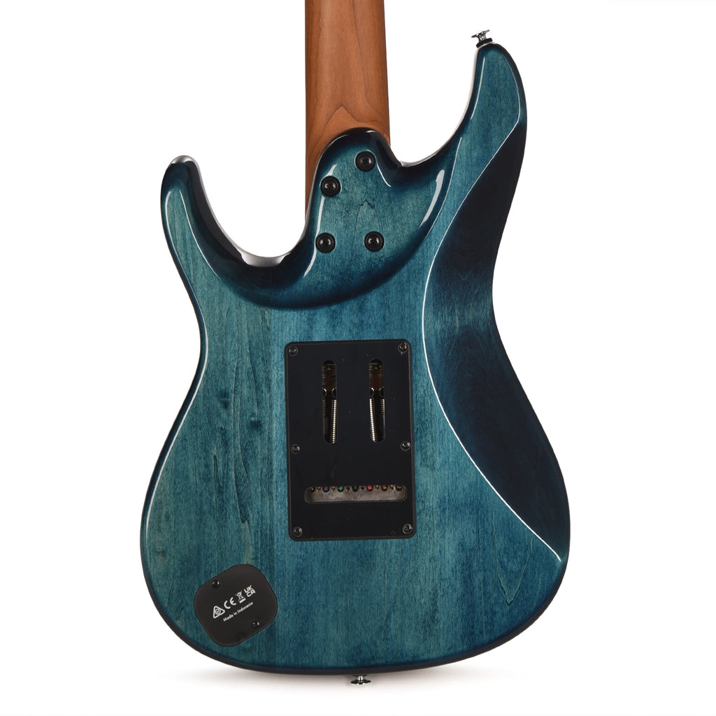 Ibanez AZ447P1QMCOB AZ Premium 7-String Electric Guitar Cosmic Bluer - View 3 | MusicMarket
