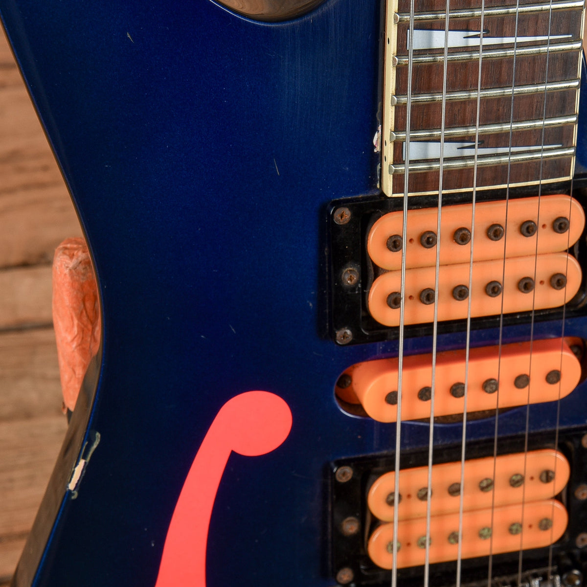 Ibanez PGM100 Paul Gilbert Blue 1991 - View 10 | MusicMarket