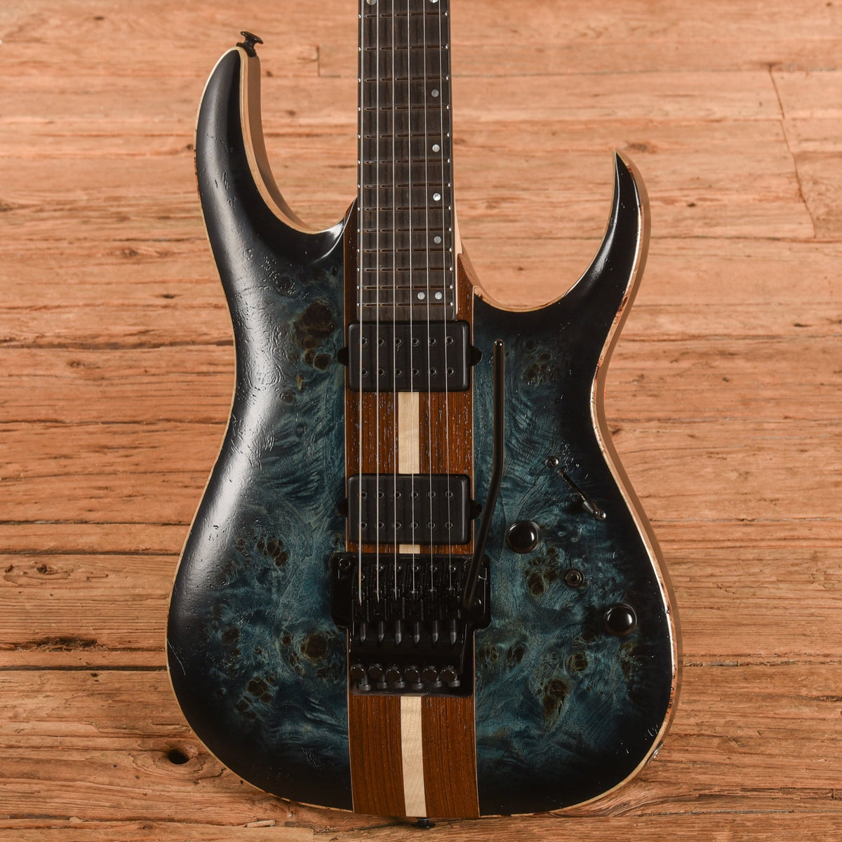 Ibanez RGA20P1PBCUL RGA Premium Electric Guitar Cosmic Blue Burst Low Gloss - View 2 | MusicMarket
