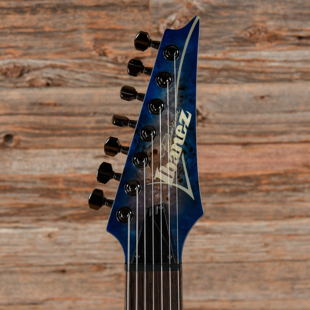 Ibanez S1027PBF Cerulean Blue Burst - View 6 | MusicMarket