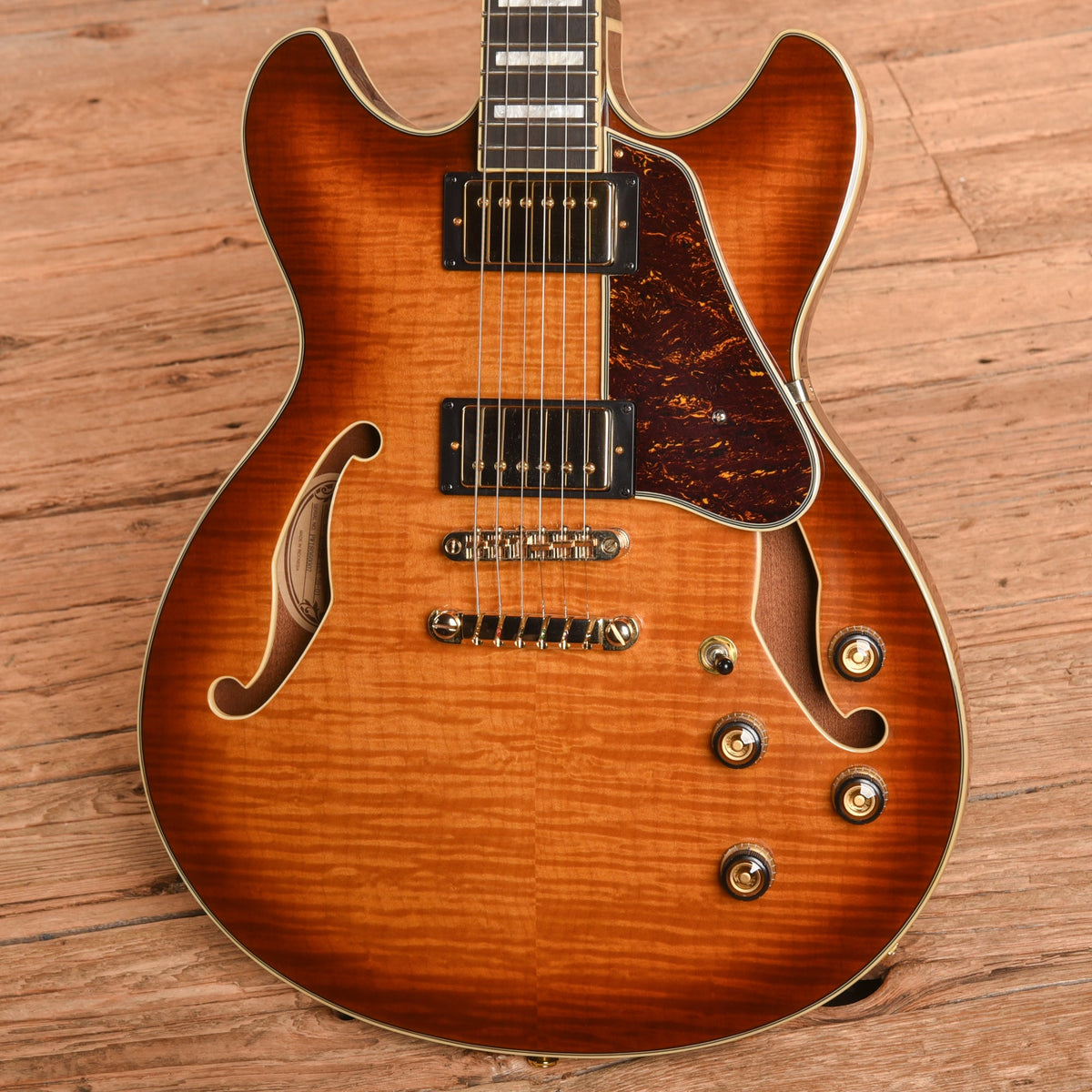 Ibanez AS93FM Sunburst 2018 - View 2 | MusicMarket