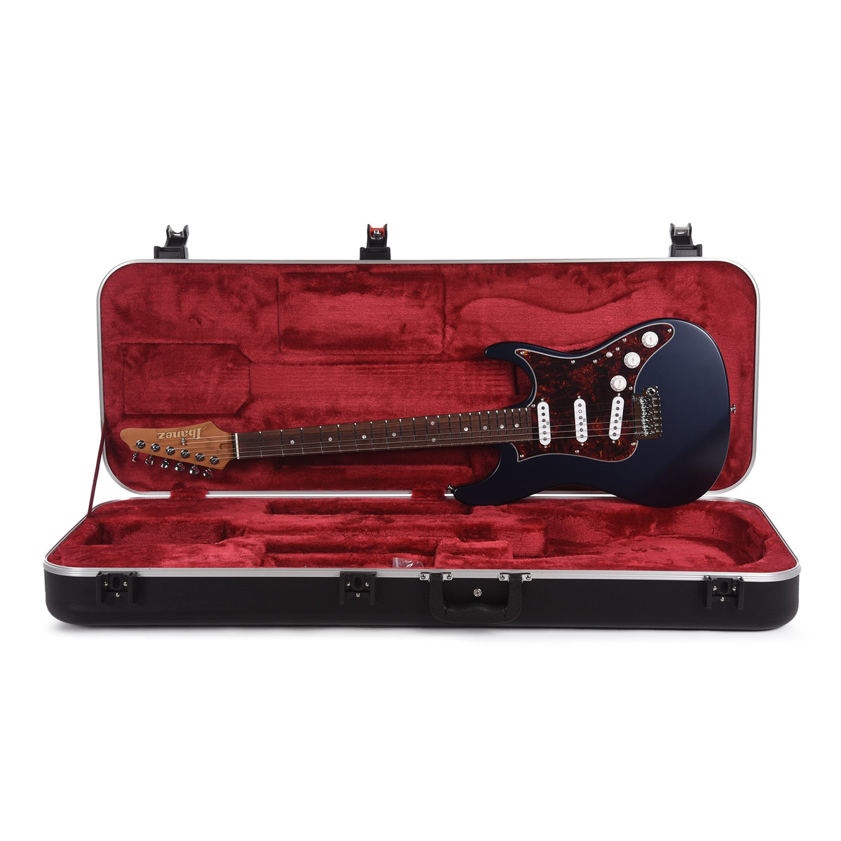 Ibanez AZ2203NTDBF AZ Prestige Electric Guitar Dark Tide Blue Flat - View 9 | MusicMarket