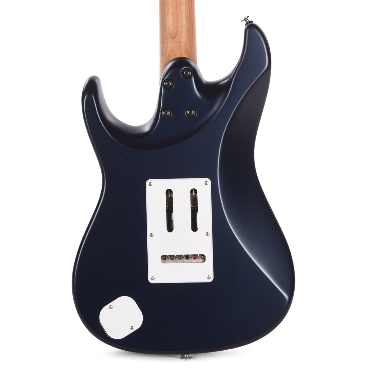 Ibanez AZ2203NTDBF AZ Prestige Electric Guitar Dark Tide Blue Flat - View 3 | MusicMarket