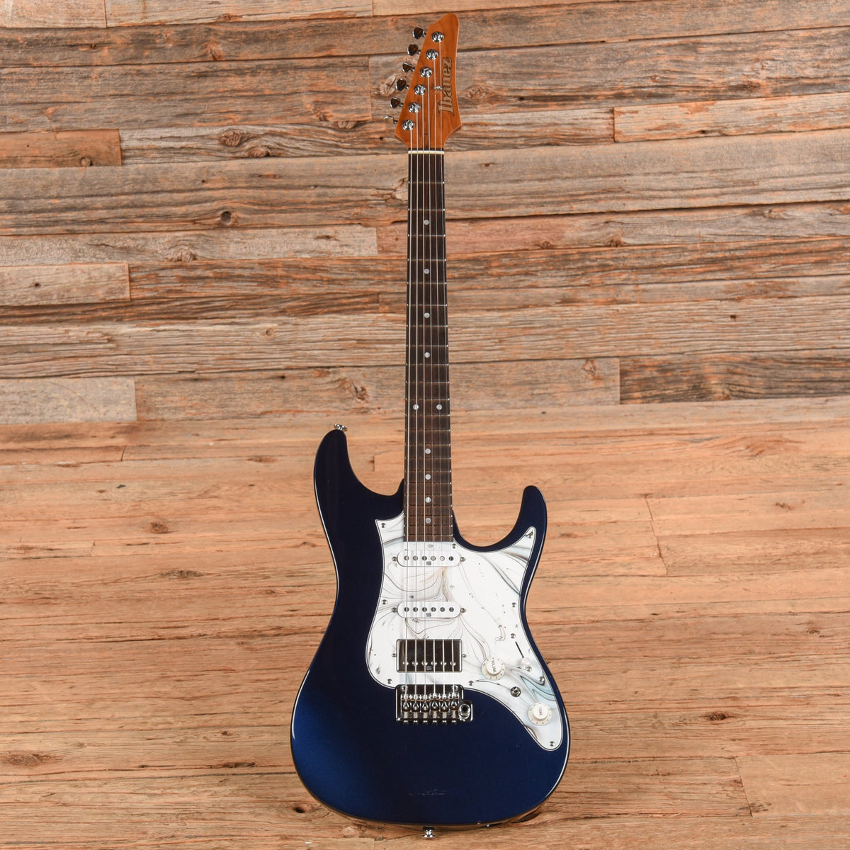 Ibanez AZ2204NW Prestige Dark Tide Blue 2023 - View 4 | MusicMarket