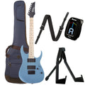 Ibanez GRG7221M 7-String Metallic Light Blue Bundle w/ Ibanez Gig Bag, Stand, Tuner and Strap - MusicMarket