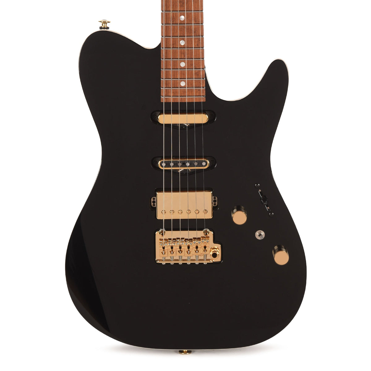 Ibanez LB1BK Lari Basilio Signature Electric Guitar Black - View 2 | MusicMarket
