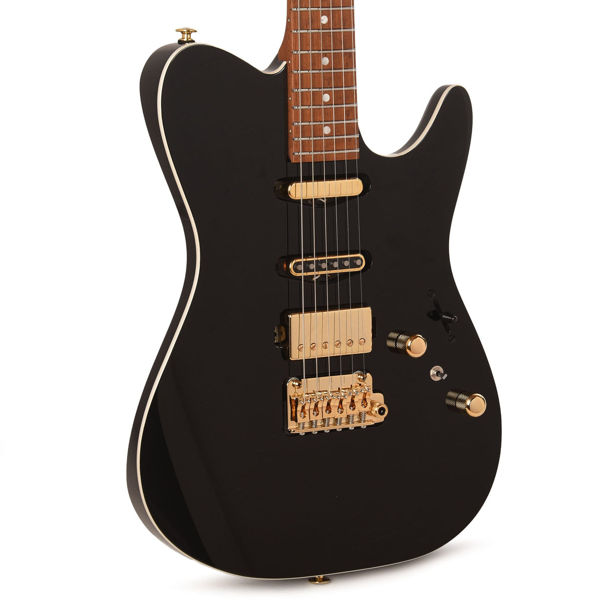 Ibanez LB1BK Lari Basilio Signature Electric Guitar Black - MusicMarket