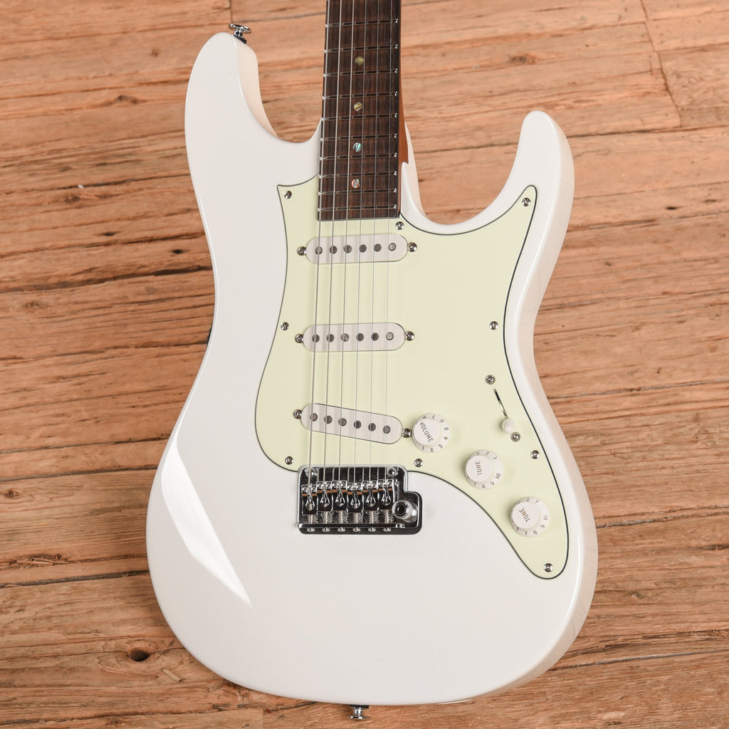 Ibanez LM1 Luca Mantovanelli Signature Luna White 2024 - View 2 | MusicMarket