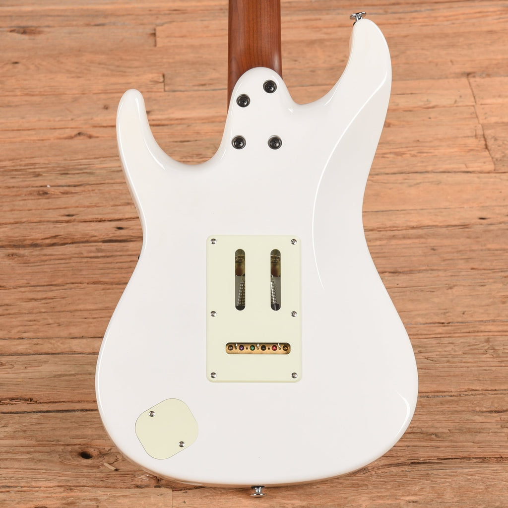 Ibanez LM1 Luca Mantovanelli Signature Luna White 2024 - View 3 | MusicMarket