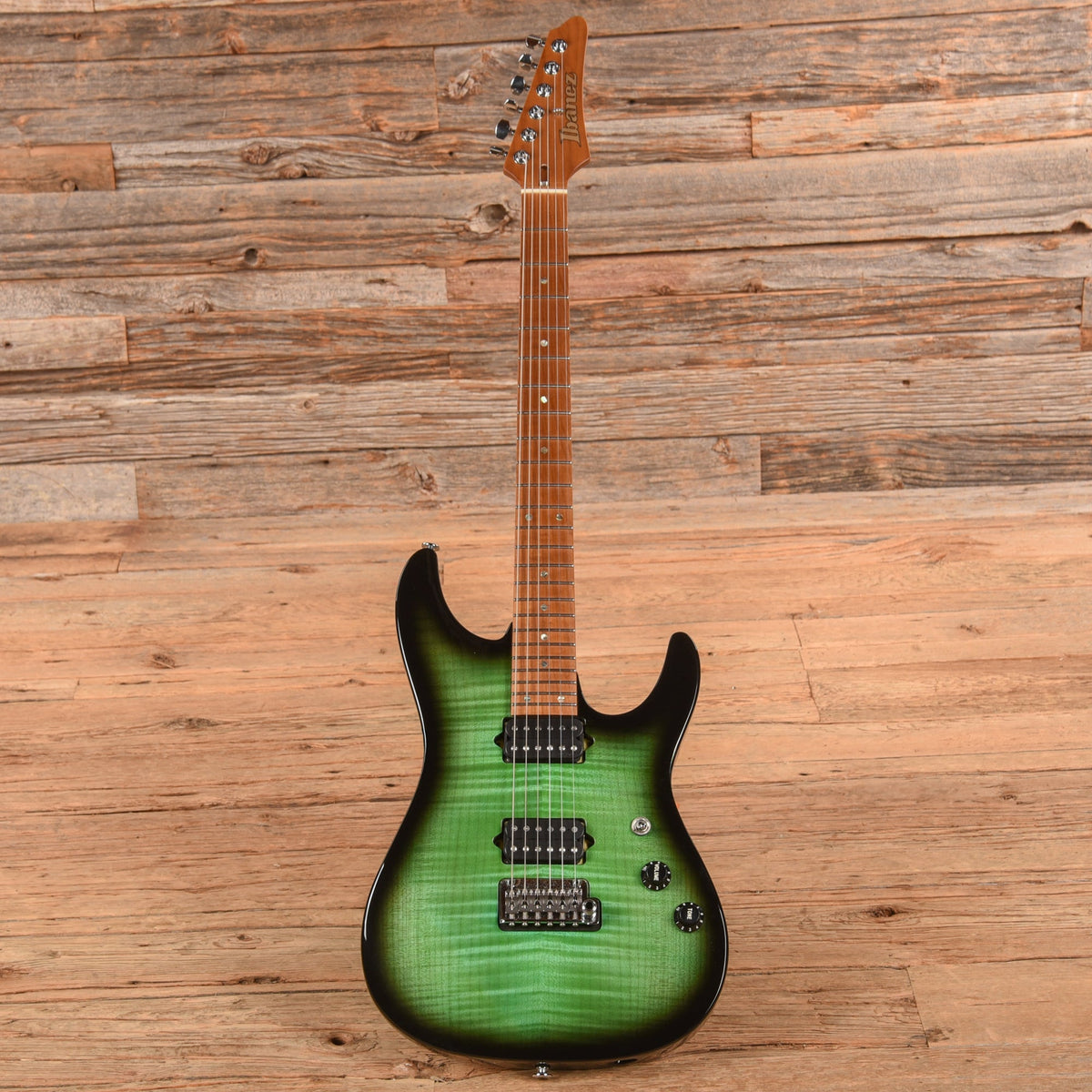 Ibanez MSM100 Marco Sfogli Signature Green Burst 2019 - View 4 | MusicMarket