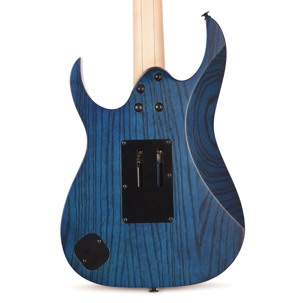 Ibanez RG653DXTDF RG Prestige Electric Guitar Transparent Deep Blue Flat - View 3 | MusicMarket