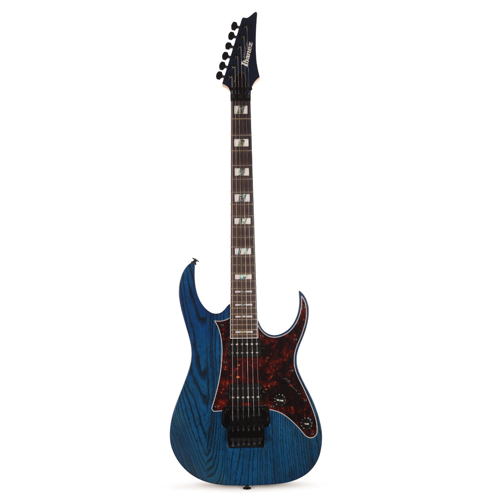 Ibanez RG653DXTDF RG Prestige Electric Guitar Transparent Deep Blue Flat - View 4 | MusicMarket