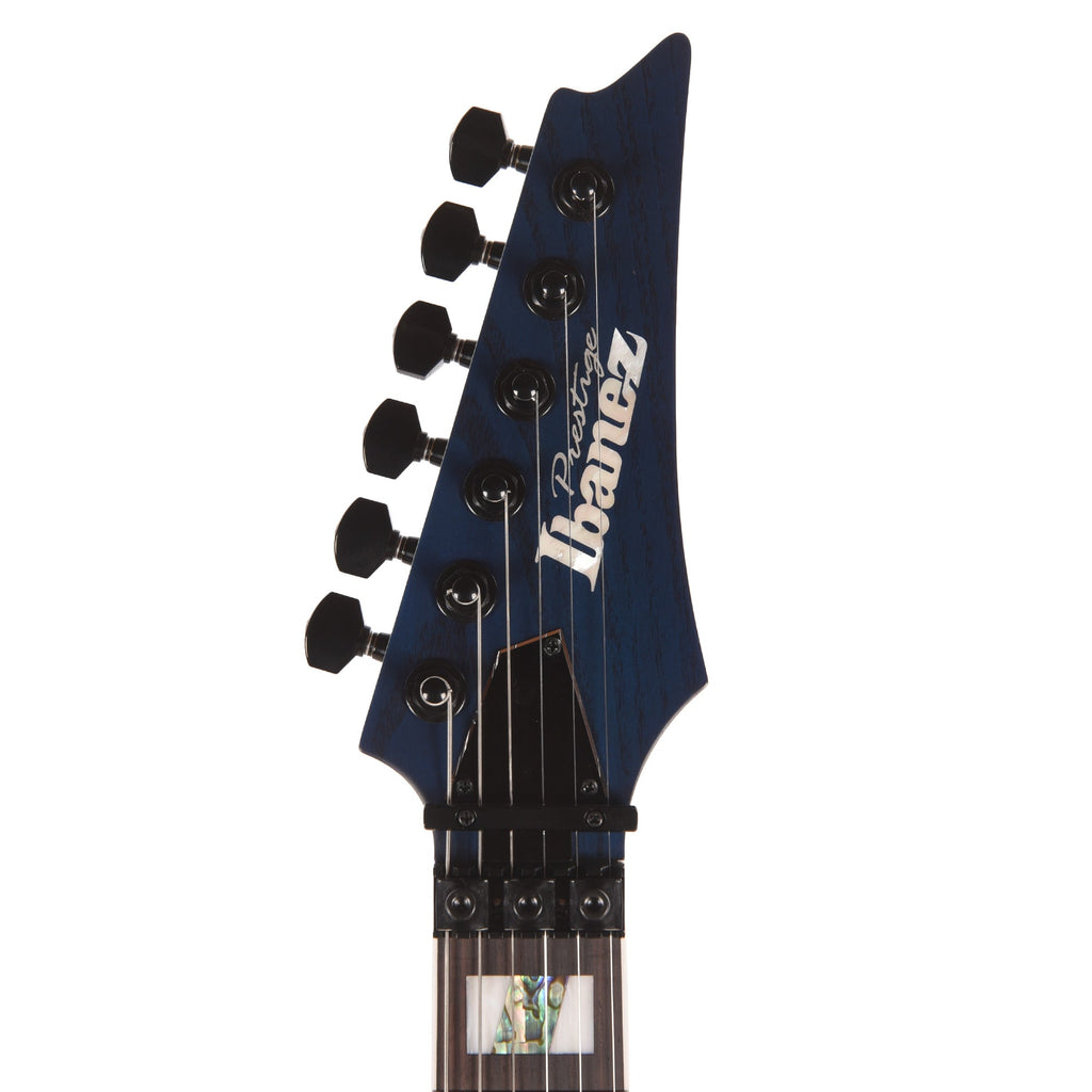 Ibanez RG653DXTDF RG Prestige Electric Guitar Transparent Deep Blue Flat - View 6 | MusicMarket