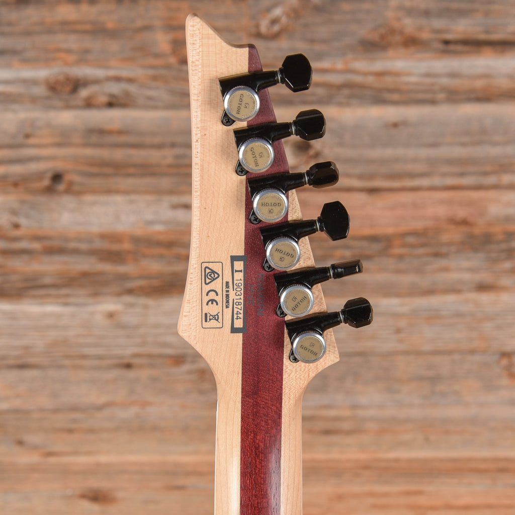 Ibanez RGAIX6FM-WFF Iron Label White Frost Flat 2019 - View 7 | MusicMarket