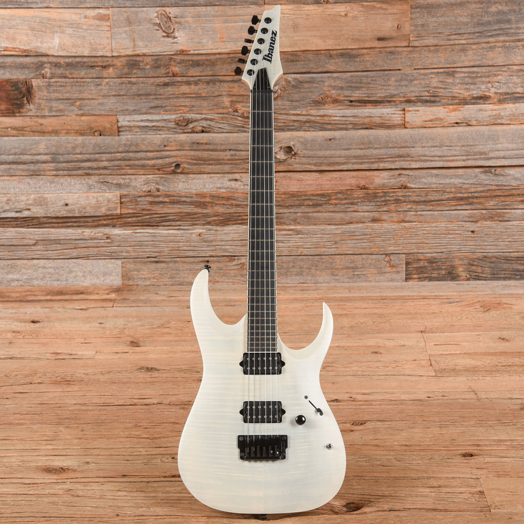 Ibanez RGAIX6FM-WFF Iron Label White Frost Flat 2019 - View 4 | MusicMarket