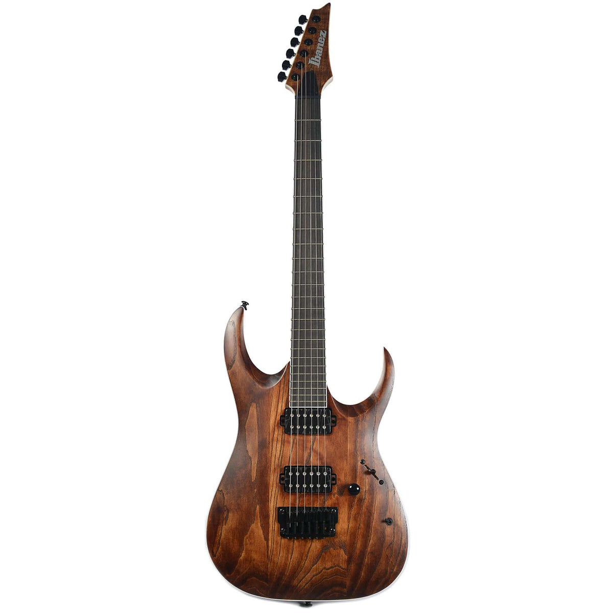 Ibanez RGAIX6U Iron Label Antique Brown Stained w/Ibanez Molded Hardshell Case - View 4 | MusicMarket