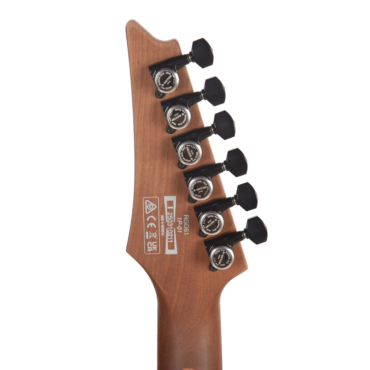 Ibanez RGD61BAM RGD Electric Guitar Black Aurora Burst Matte - View 7 | MusicMarket
