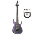 Ibanez RGD71ALMS RGD Axion Label 7-String Multi Scale Black Aurora Burst Matte w/Fishman Fluence Pickups and (1)