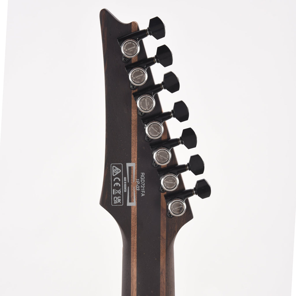 Ibanez RGD721FAWUF RGD 7-String Electric Guitar Stained Wine Red Bust Flat - View 7 | MusicMarket