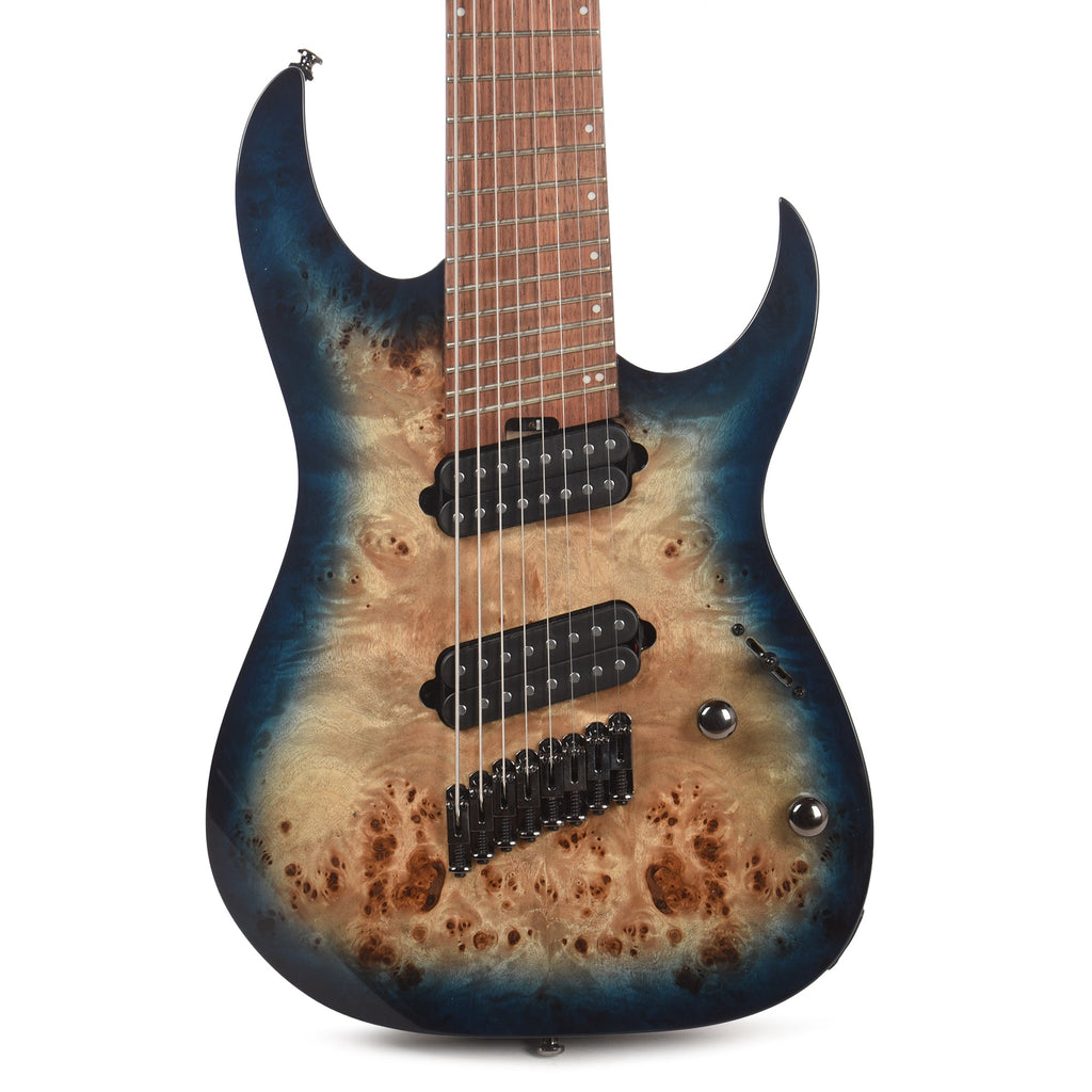 Ibanez RGMS8PBCBS RG Multi Scale 8-String Electric Guitar Cosmic Blue Starburst - View 2 | MusicMarket