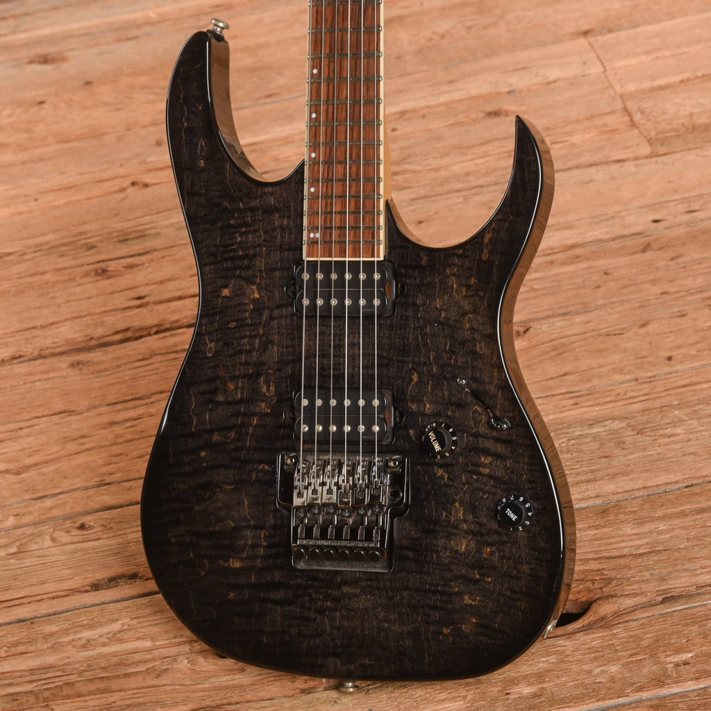 Ibanez USA Custom USRG30 Transparent Black 1996 - View 2 | MusicMarket