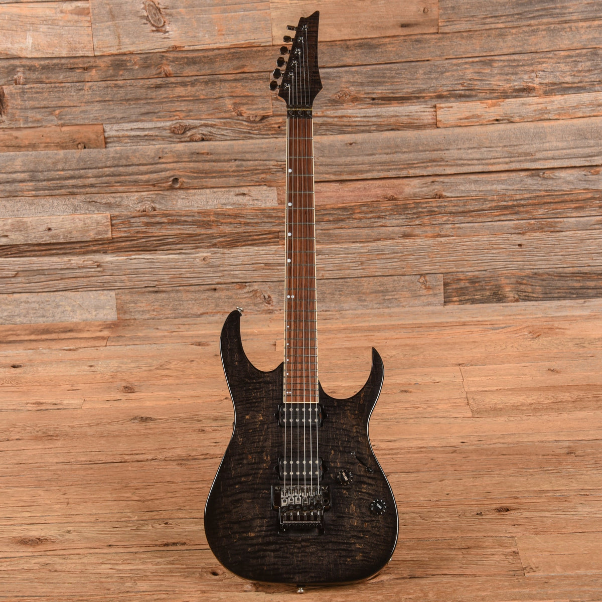 Ibanez USA Custom USRG30 Transparent Black 1996 - View 4 | MusicMarket