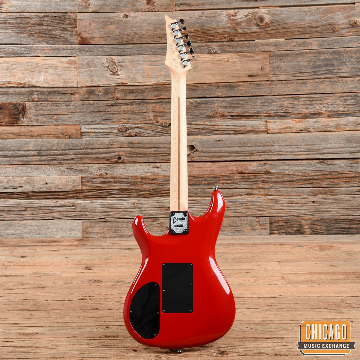 Ibanez JS20S Joe Satriani 20th Anniversary "Silver Surfer" Electric Guitar Red/Blue Red - View 2 | MusicMarket