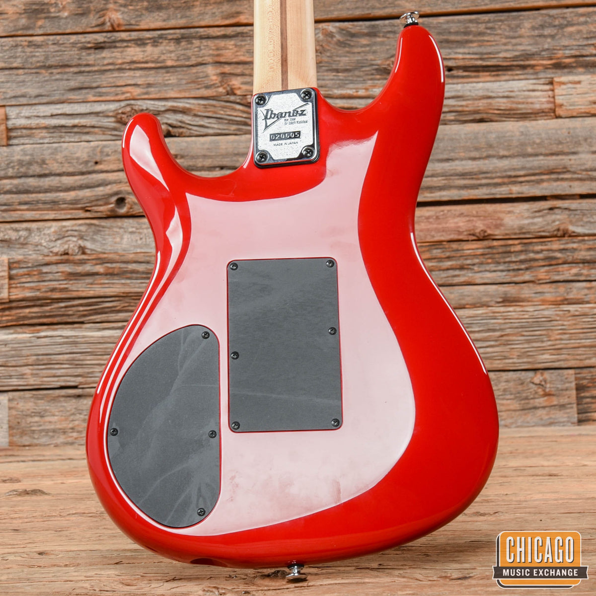 Ibanez JS20S Joe Satriani 20th Anniversary "Silver Surfer" Electric Guitar Red/Blue Red - View 9 | MusicMarket