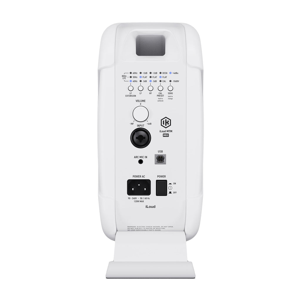 IK Multimedia iLoud MTM MKII Studio Monitor White Pair - View 3 | MusicMarket