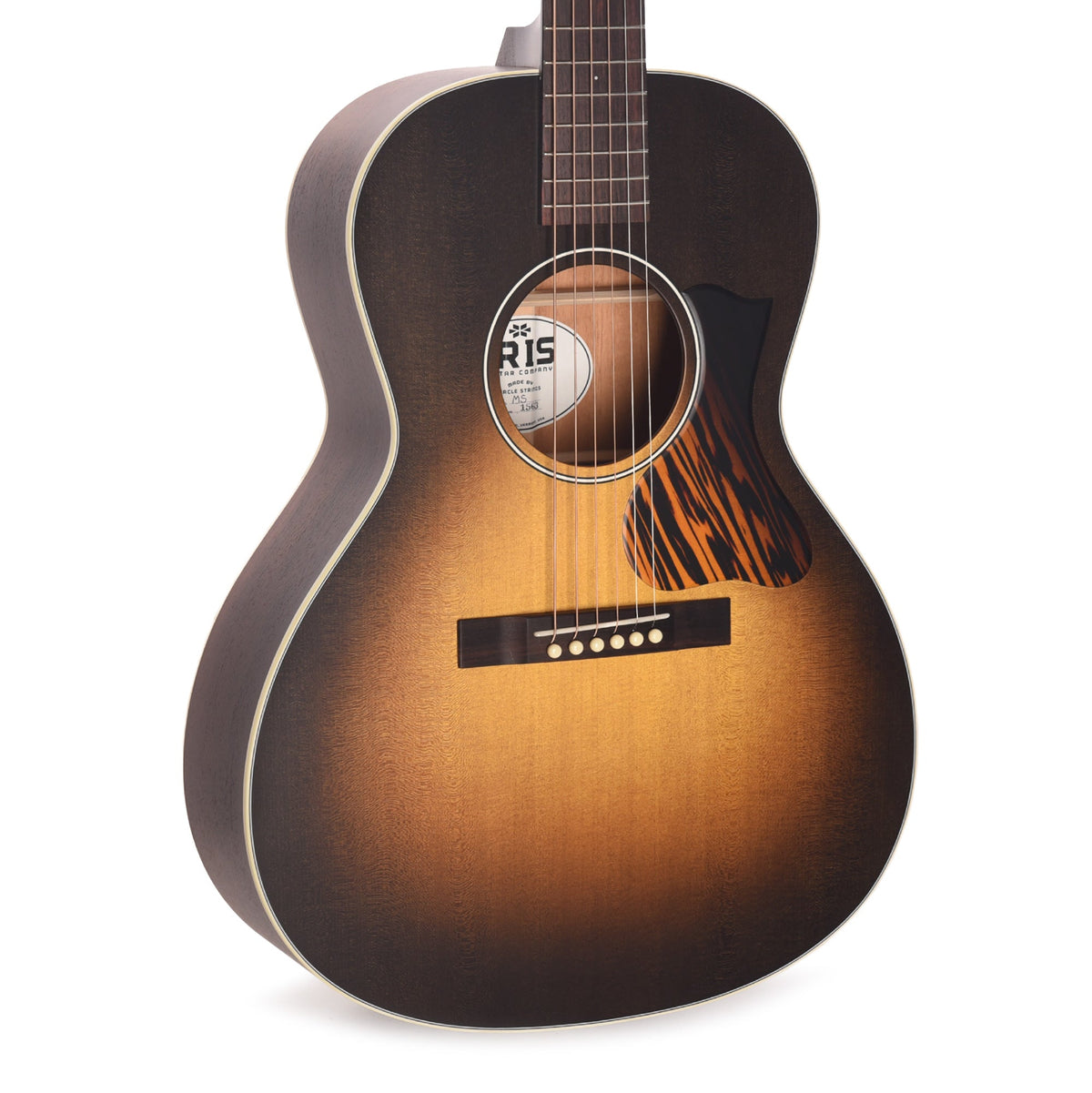 Iris MS-00 Sitka/Mahogany Cremona Burst w/Firestripe Pickguard - MusicMarket